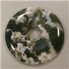 Image 1 : 100 CTS MOSS AGATE DOUGHNUT 47 MM
