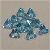 Image 1 : 8.70 CTS LOT OF TRILLION CUT TOPAZ 5x5 MM
