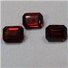 Image 1 : 8.58 CTS LOT OF EMERALD CUT GARNET 9x7 MM