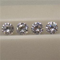 9.46 CTS LOT ROUND SHAPED ZIRCONIA 7 MM