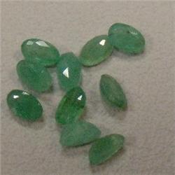 2.61 CTS LOT OF OVAL EMERALD 5x3 MM