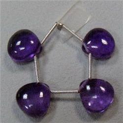 26 CTS LOT OF AMETHYST TEAR DROPS 11x11 MM