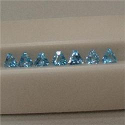 5.40 CTS LOT OF TRILLION CUT TOPAZ 8 MM