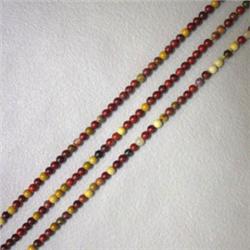 THREE STRANDS OF 2 MM MOOKITE