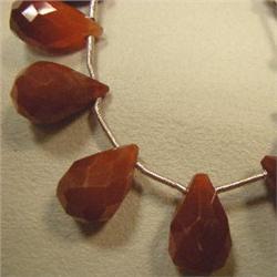 144 CTS AVENTURINE BRIOLETTE STRAND 15x9 MM