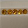 Image 1 : 4.20 CTS LOT OF ROUND SHAPED GOLDEN CITRINE 6 MM