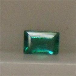 0.18 CTS EMERALD CUT EMERALD 4x3 MM