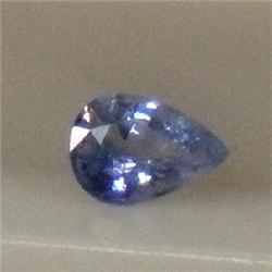 0.32 CTS PEAR SHAPED SAPPHIRE 5x3.5 MM