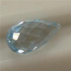 6.70 CTS TOPAZ BRIOLETTE 14x7 MM - TOP DRILLED