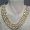 Image 1 : 9 to 6 MM FRESH WATER PEARL INFINITY STRAND 64 INCHES
