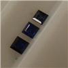 Image 1 : 0.73 CTS LOT OF SQUARE CUT SAPPHIRES