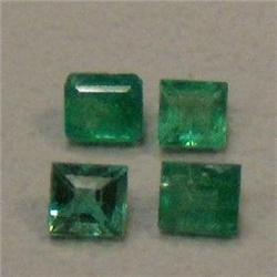 0.68 CTS LOT OF SQUARE CUT EMERALD