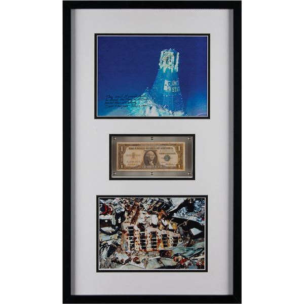 Liberty Bell 7 Flown One-Dollar Bill - From the Collection of Curt Newport