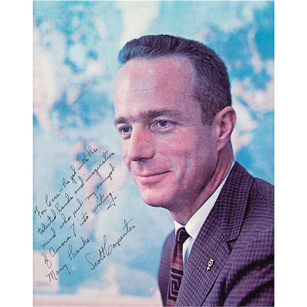 Scott Carpenter Signed Photograph