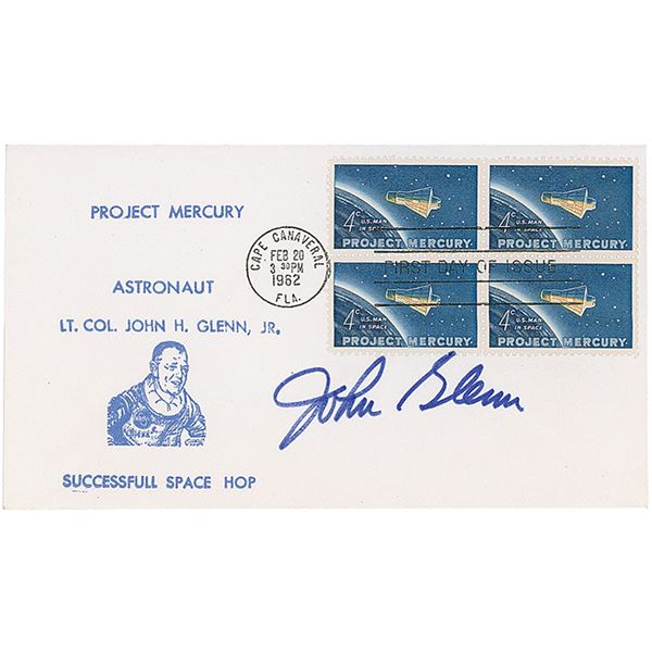 John Glenn Signed Cover