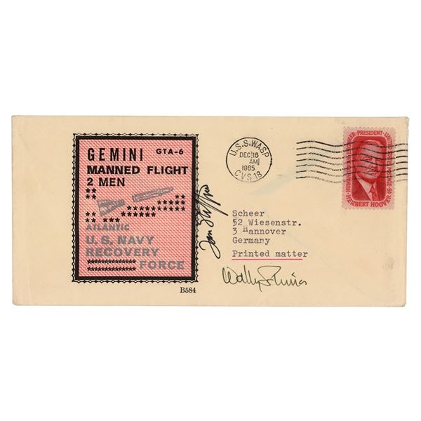 Gemini 6 Signed 'Splashdown' Cover