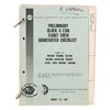 Image 1 : Apollo Block II CSM Preliminary Flight Crew Abbreviated Checklist