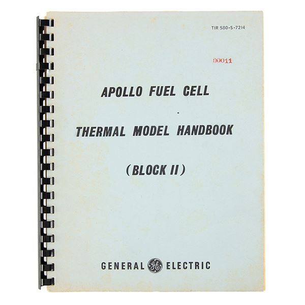 Apollo Fuel Cell Thermal Model Handbook (Block II)