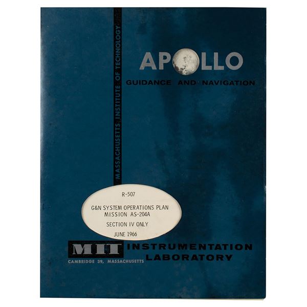 Apollo 1 (AS-204A) Guidance and Navigation System Operations Plan