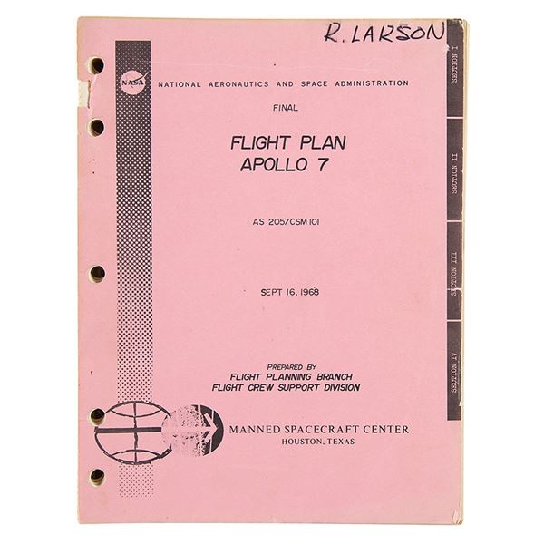 Apollo 7 Final Flight Plan