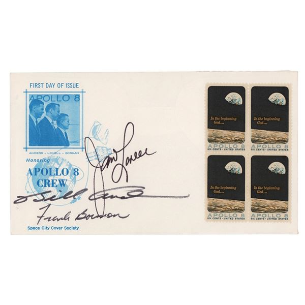 Apollo 8 Signed FDC