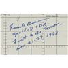 Image 2 : Frank Borman Signed Apollo 8 Earth Orbit Chart