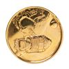 Image 1 : Apollo 1 Gold Fliteline Medallion, Attested as Flown on the Apollo 9 Mission - From the Family Colle