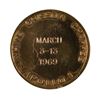 Image 2 : Apollo 1 Gold Fliteline Medallion, Attested as Flown on the Apollo 9 Mission - From the Family Colle