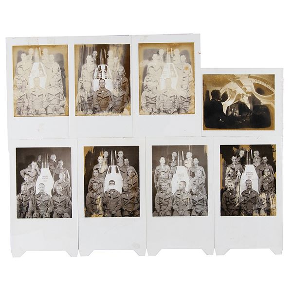 Jim McDivitt's Lot of (8) Original Polaroid Photographs of NASA Astronaut Group 2