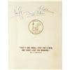 Image 3 : Apollo 11 Crew-Signed Souvenir 'Ticker Tape' Folder