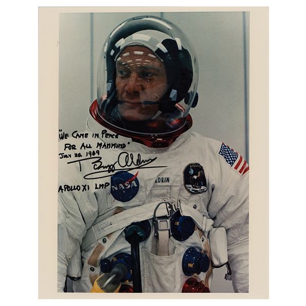 Buzz Aldrin Signed Photograph