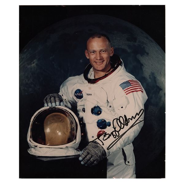 Buzz Aldrin Signed Photograph