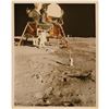 Image 1 : Apollo 11: Buzz Aldrin and Lunar Module Original Vintage Photograph