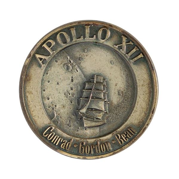 Buzz Aldrin's Apollo 12 Robbins Medallion (Attested as Flown)