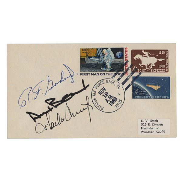 Apollo 12 Signed Lunar Landing Day Cover