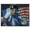 Image 1 : Alan Bean Signed Promotional Print: 'Clan MacBean Arrives on the Moon'