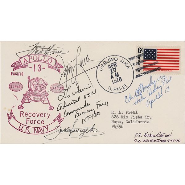 Apollo 13 Signed 'Splashdown' Cover