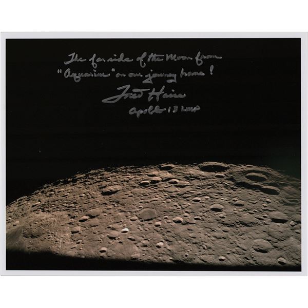 Fred Haise Signed Photograph