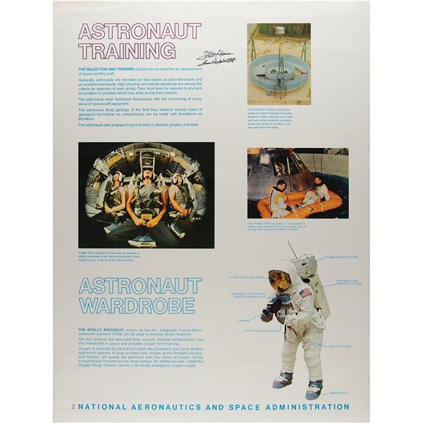 Fred Haise Signed Poster