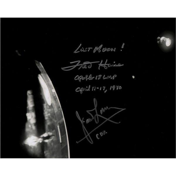 James Lovell and Fred Haise Signed Photograph