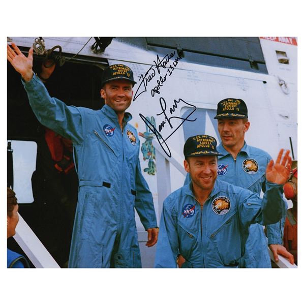 James Lovell and Fred Haise Signed Photograph