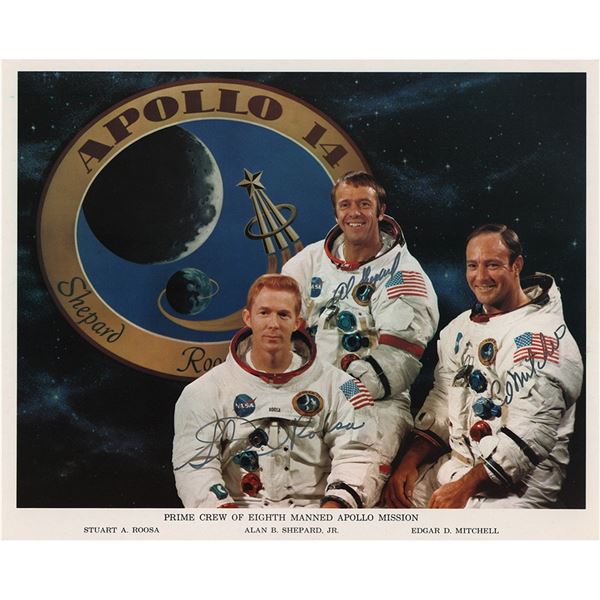 Apollo 14 Signed Photograph