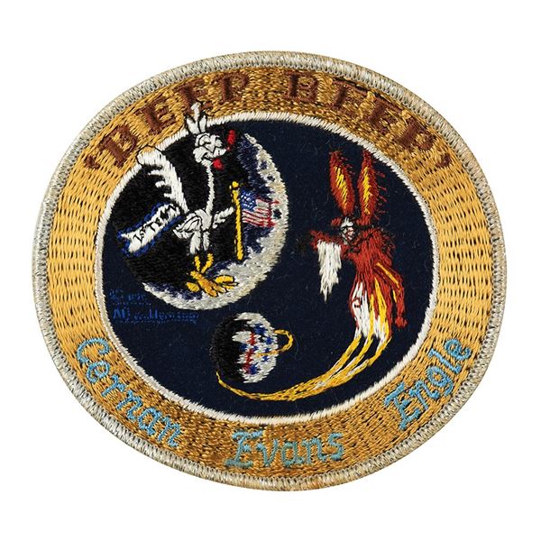 Apollo 14 'A-B Emblem' Backup Crew Patch - Silver Border