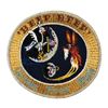 Image 1 : Apollo 14 'A-B Emblem' Backup Crew Patch - Silver Border