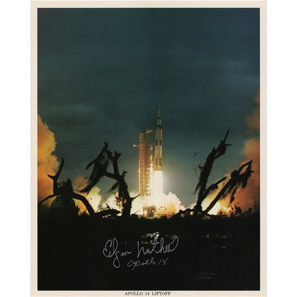 Edgar Mitchell Signed Photograph