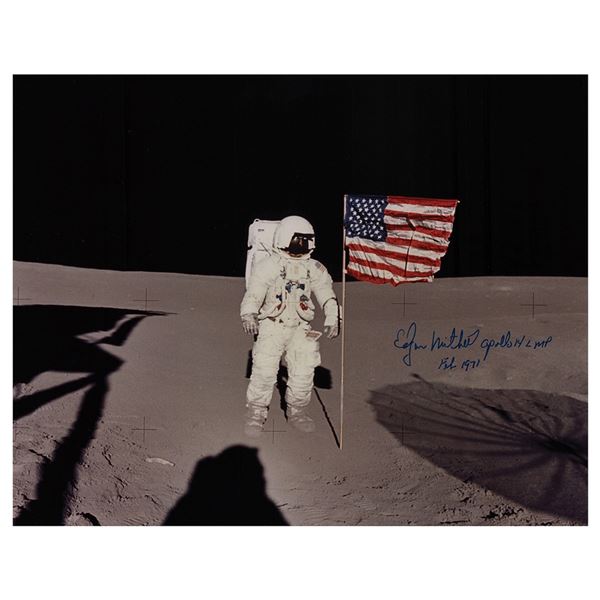Edgar Mitchell Signed Photograph