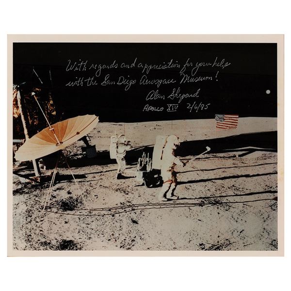 Alan Shepard Signed Photograph