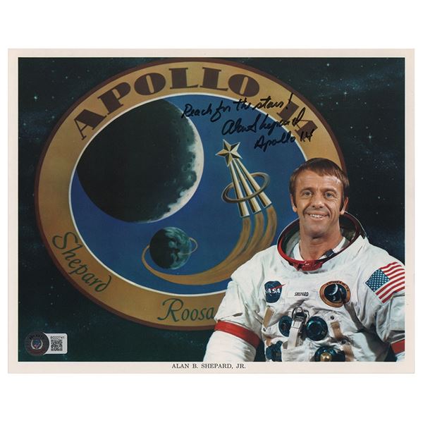 Alan Shepard Signed Photograph