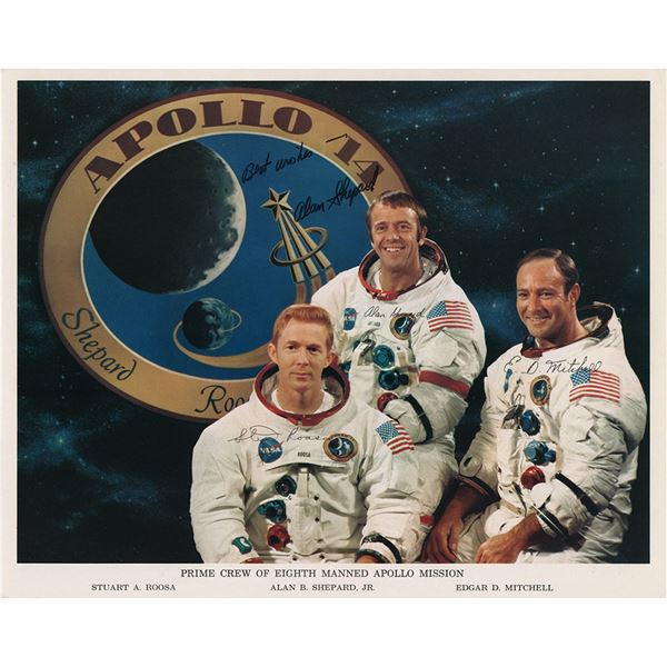 Alan Shepard Signed Photograph