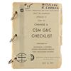 Image 1 : Apollo 15 CSM Guidance and Control Checklist